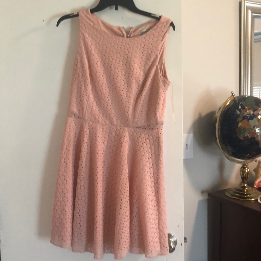 Pink sleeveless dress